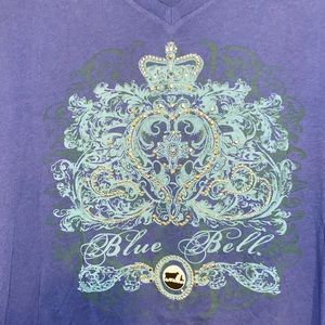 BRAND NEW BLUE BELL v-neck shirt